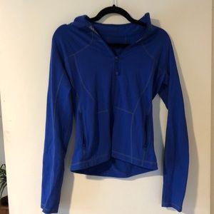 Lululemon Blue Zip Up with pockets